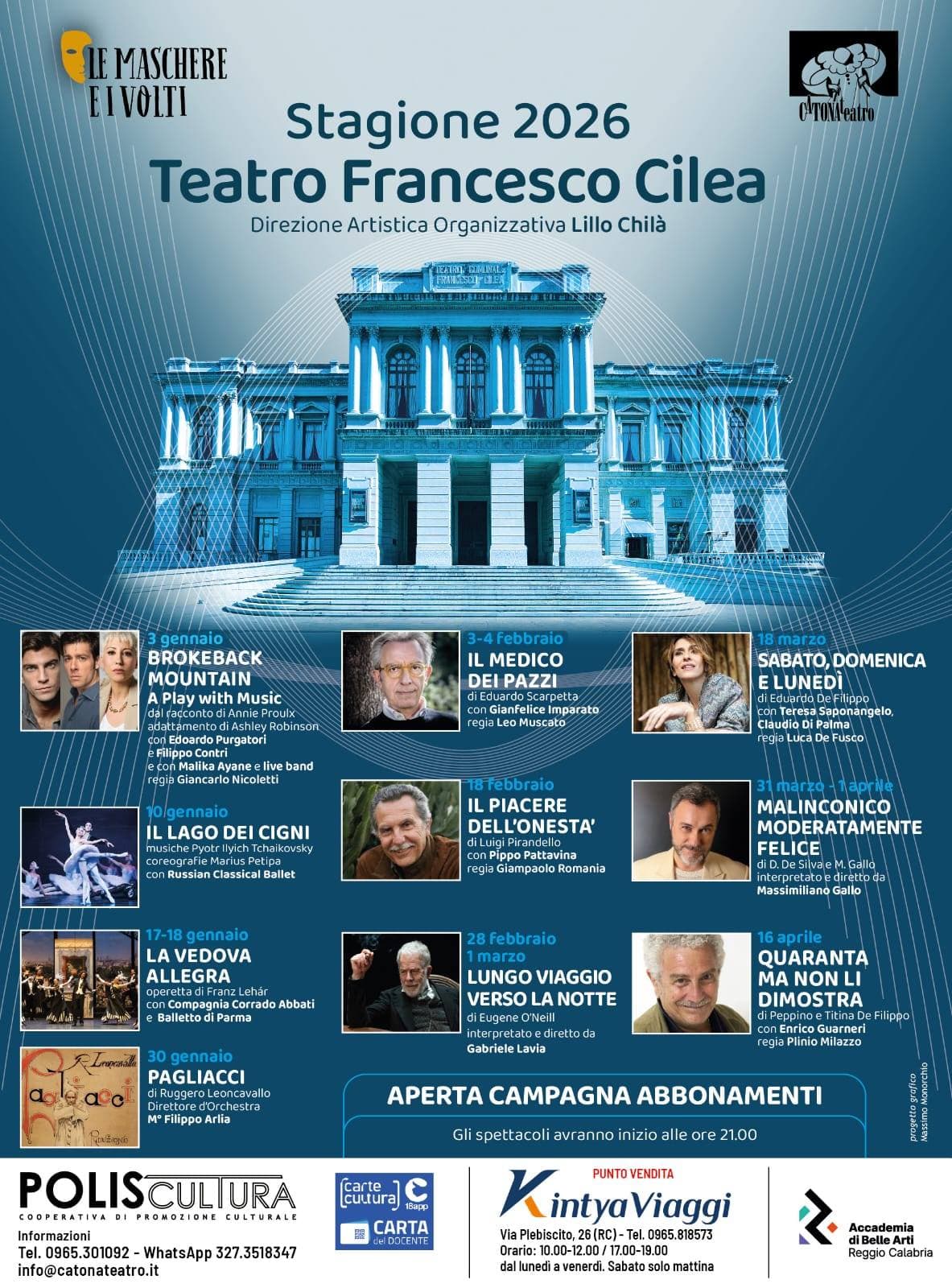 Le Maschere e i Volti - Teatro Francesco Cilea - immagine 1