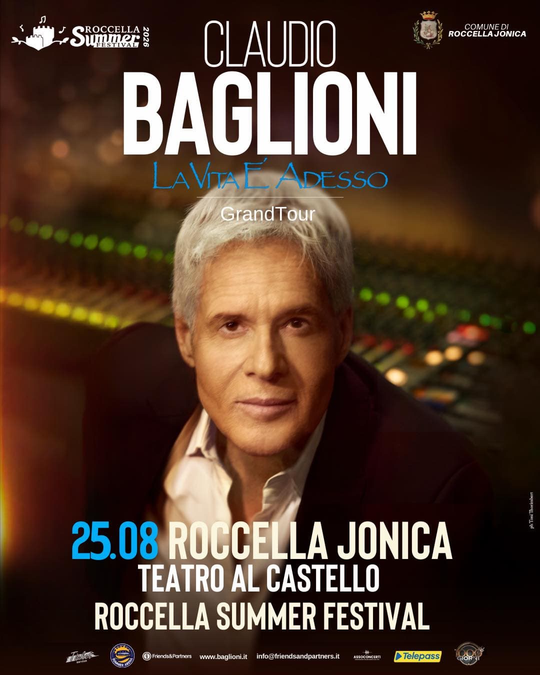 Roccella Summer Festival | Claudio Baglioni - immagine 1