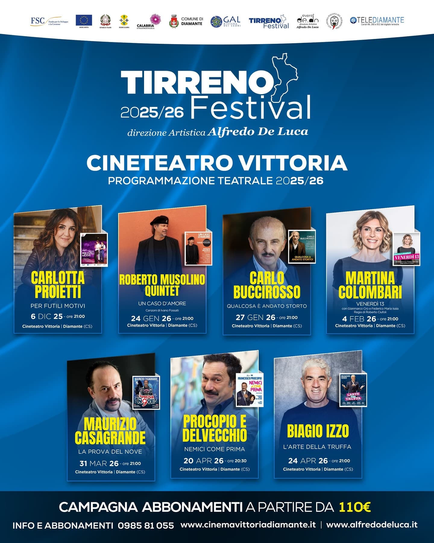 Tirreno Festival - Cineteatro Vittoria, Diamante - immagine 1