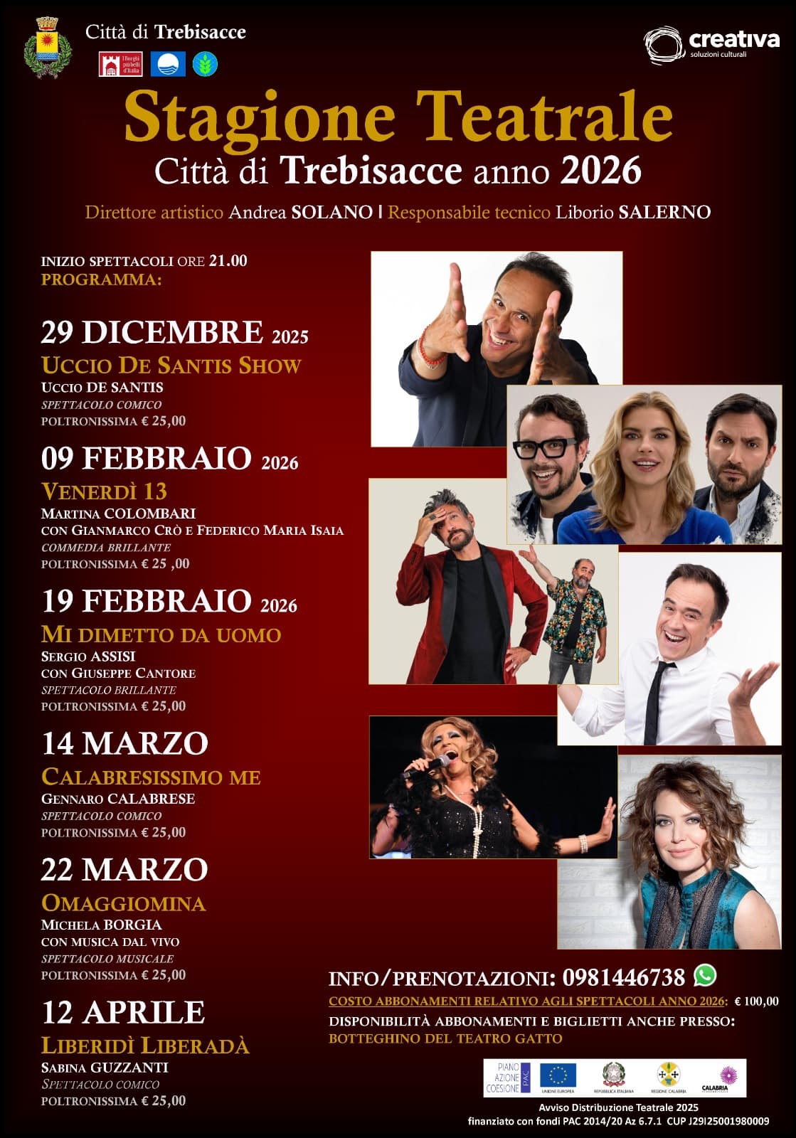 Stagione Teatrale - Città di Trebisacce - immagine 1