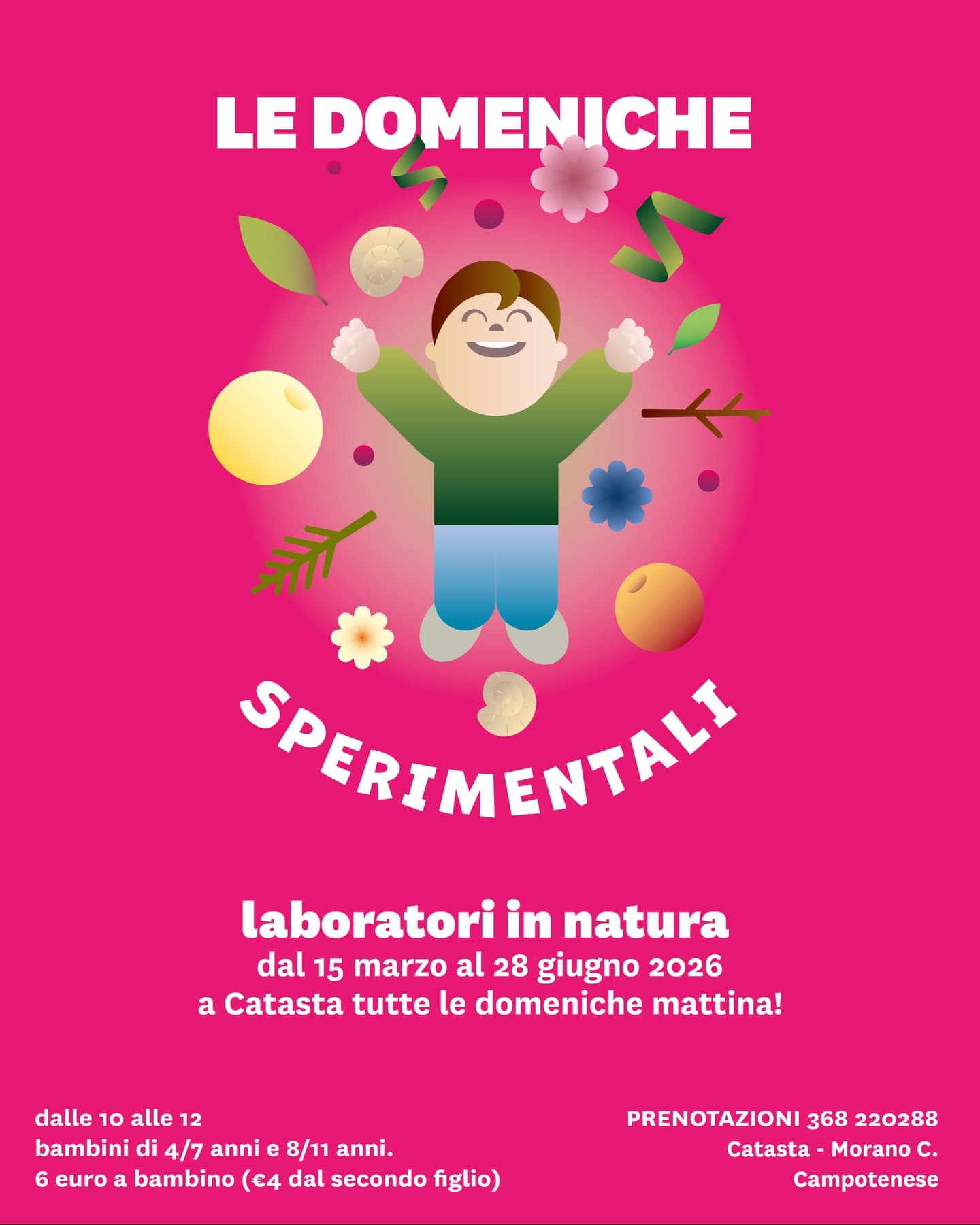 Le Domeniche Sperimentali - Laboratori in natura