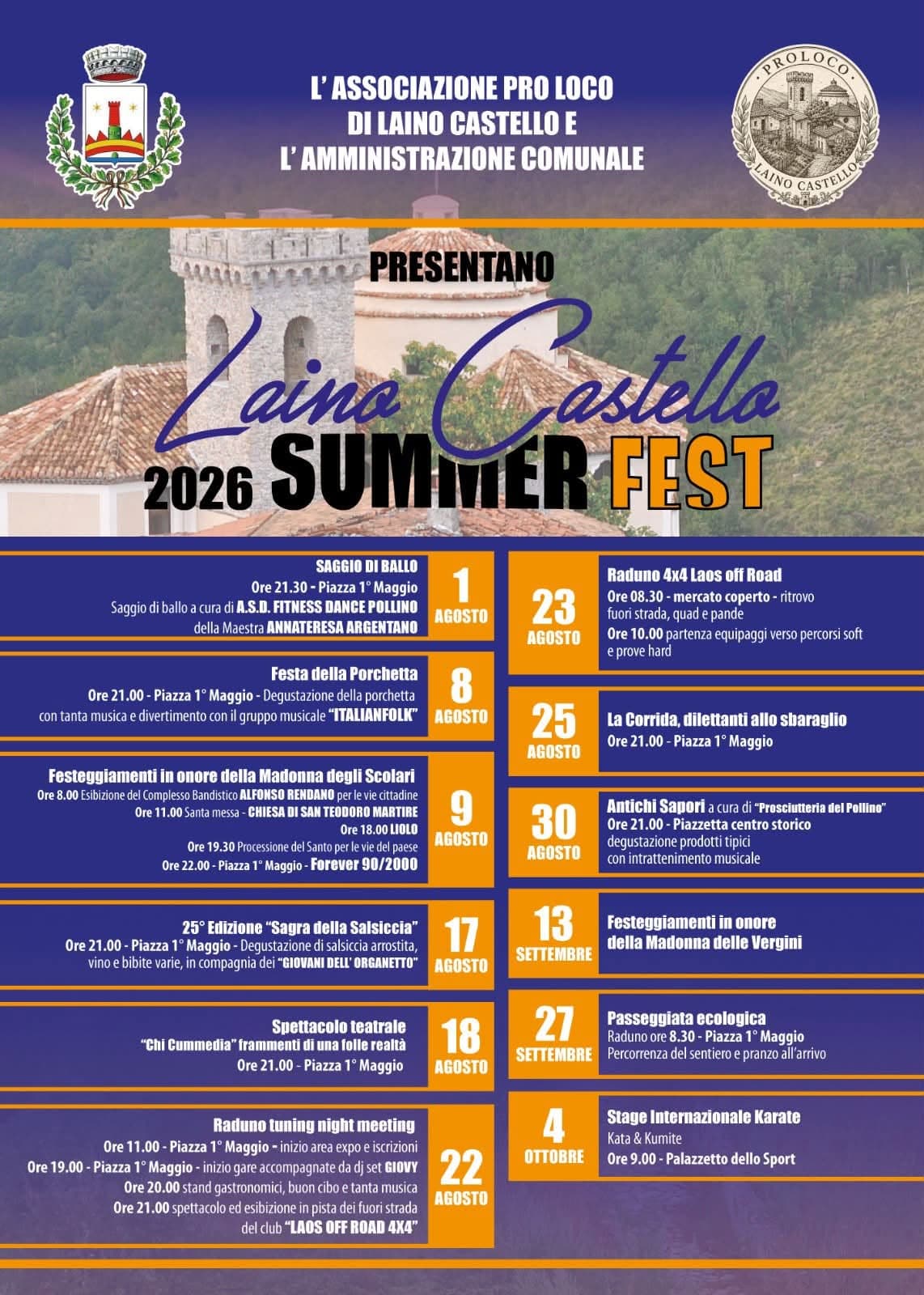 Estate a Laino Castello