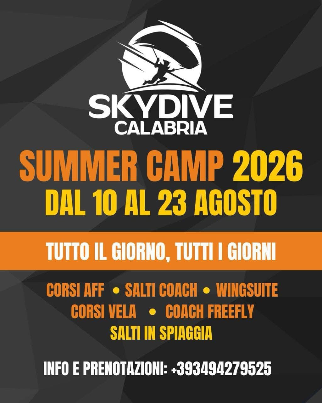 Skydive Calabria Summer Camp - immagine 1