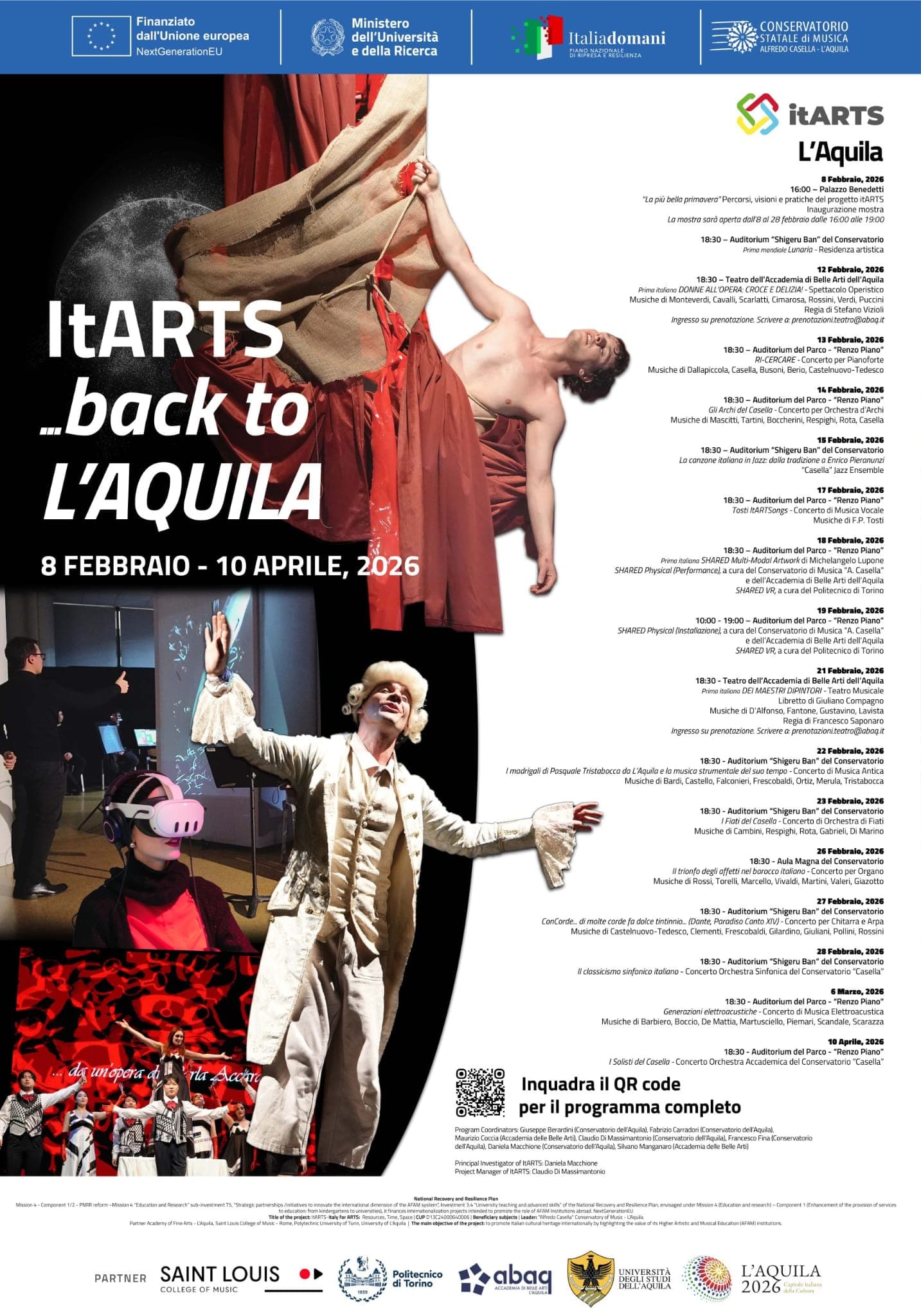 Festival itARTS – Back to L’Aquila: Festival del Conservatorio “I Solisti del Casella – Concerto Orchestra Accademia del Conservatorio “Casella” “ - immagine 1