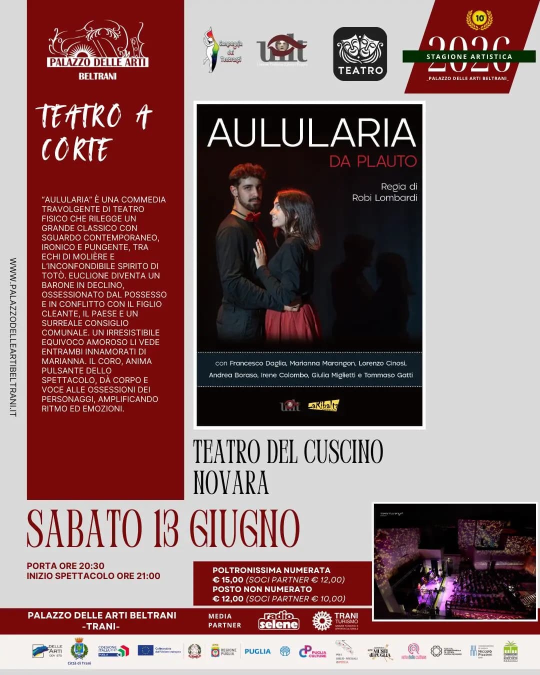 Aulularia - Teatro a Corte - immagine 1
