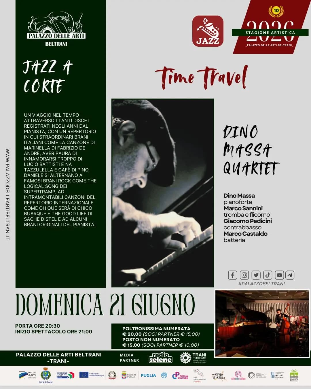 Time Travel Dino Massa Quartet - Musica a corte - immagine 1