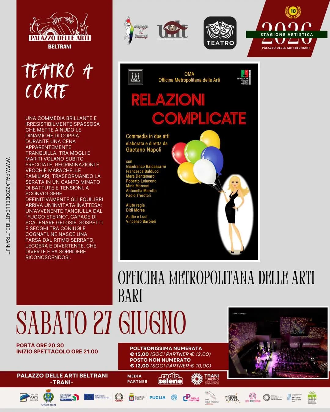 Relazioni complicate - Teatro a Corte - immagine 1