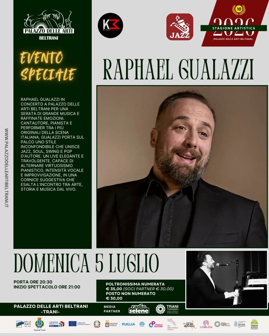 Raphael Gualazzi - Musica a Corte - immagine 1