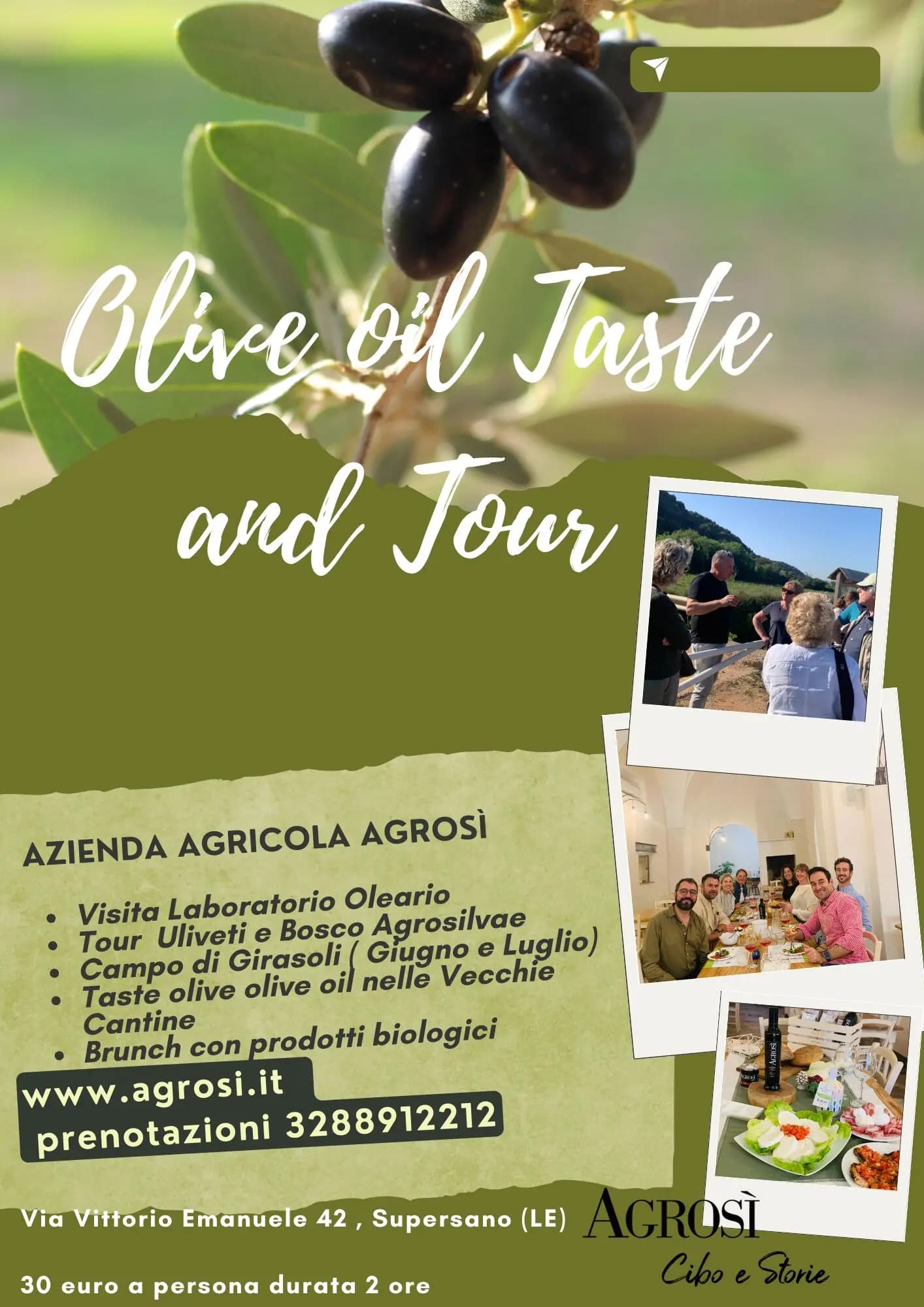 Visista e degustazione Olio Evo Biologico Agrosì - immagine 1